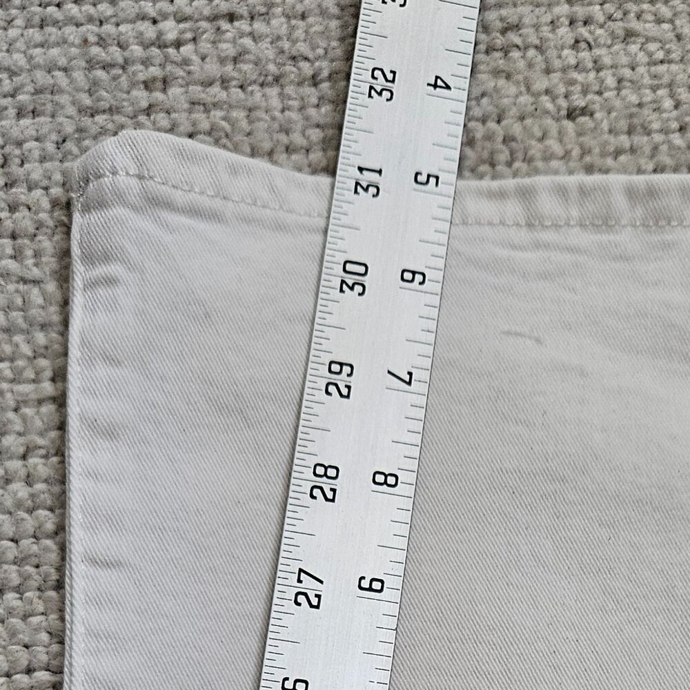 Lucky Brand Lolita Low (or Mid) Rise Boot Cut White Jeans Size 14 - NEW - Summer - Picture 8 of 10